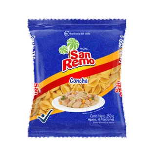 Pasta San Remo Concha x250gr