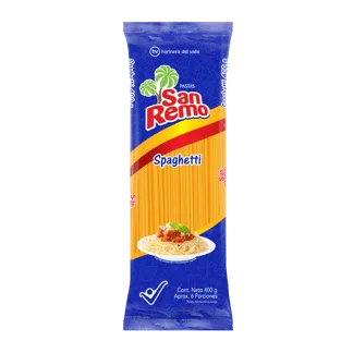 Pasta San Remo Spaguetti x400gr