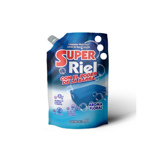 Jabón Liquido Super Riel Multiusos Doypack x1600ml