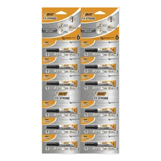 Exhibidor Pegamento Bic Fix Strong x12Un x3gr