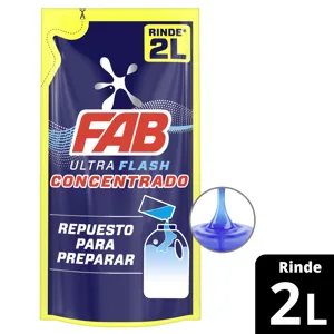 Detergente Liquidio Fab Ulta Concentrado x330ml