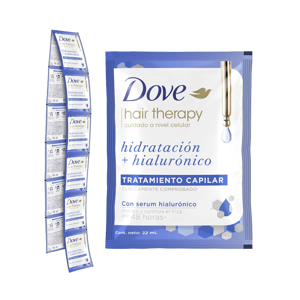 Crema Para Peinar Dove Trat Therapy Hidratación+Hialuronico x12Un x22ml