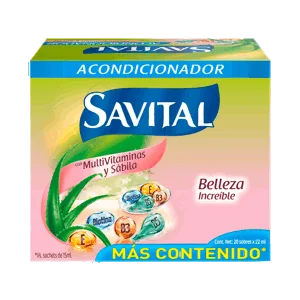Acondicionador Savital Multivitaminas x20Un x22ml