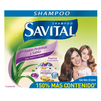 Shampoo Savital Fusion Proteinas x20Un x25ml