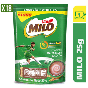 Milo Activ-Go Ristra 36dp x18Un x25gr