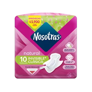 Toalla Higienica Nosotras Natural x10 Toallas