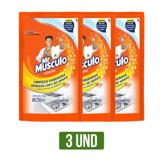 3Und Mr Músculo Desengrasante x250ml