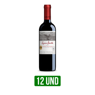 12Un Vino Tinto Agua Santa Cabernet Sauvignon Classic x750ml