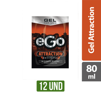 Gel Ego For Men Attraction Sachet x12Un x80ml