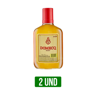 2Un Brandy Domecq Botella x250ml