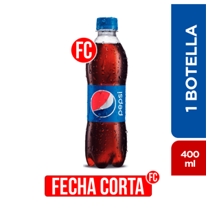 Gaseosa Pepsi Pet x15Un x400ml