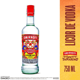 Vodka Smirnoff Tamarindo Picantex750ml