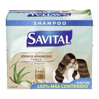 Shampoo Savital Amoniacidos x20Un x25ml