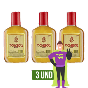 3Un Brandy Domecq Botella x250ml