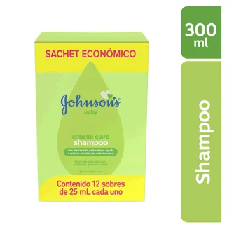 Shampoo Johnson’S Baby Claro Sachet x12Und x25ml