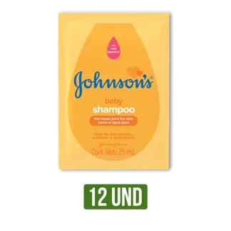 Shampoo Johnson´S Baby Original Sachet x12Und x25ml