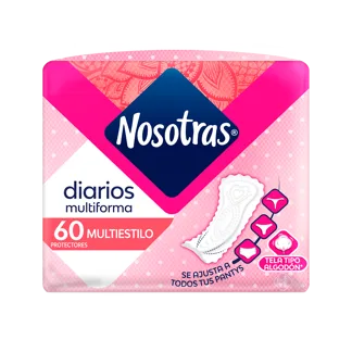 Protectores Nosotras Multiestilo x60 Protectores