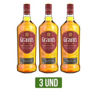 3Un Whisky Grant’s Triple Wood x350ml