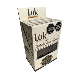 Chocolate Bark Lok 70% Sal Marina Y Caramelo x5Un x60gr