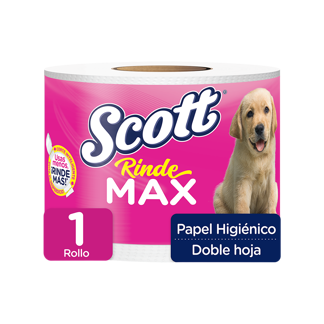 Papel Higiénico Scott Rindemax x1 Rollo