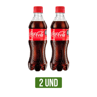 2Un Gaseosa Coca-Cola Pet x400ml