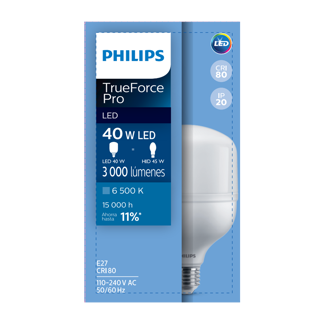 Bombillo Philips True Force Pro Led 40W Luz Clara