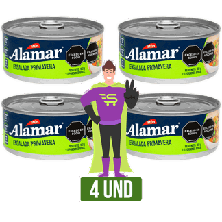 4Un Ensalada de Atún Alamar x160gr Primavera