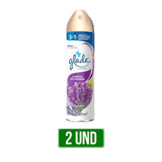 2Un Glade Aromatizante Aerosol Campos De Lavanda x275ml