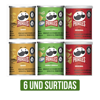 6Un Papas Fritas Pringles (40gr/37gr)