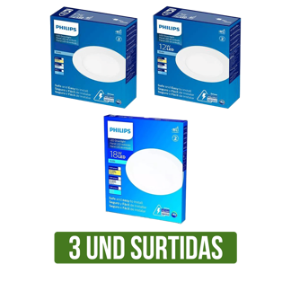 3Un Surtido Panel Led Philips Empotrable Luz Blanca