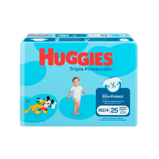 Pañal Huggies Triple Protección Etapa 4 x25 Pañales