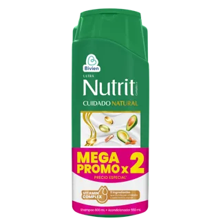 Oferta (Shampoo Nutrit Natural x600ml + Acondicionador x550ml) Precio Especial