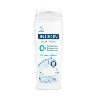 Jabón Íntimo Intibon Cero x120gr