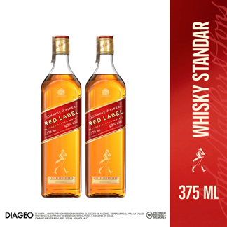 2Un Whisky Johnnie Walker Red Label 24un x375ml