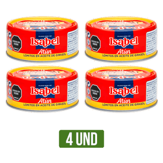 4Un Atún Isabel Lomos Aceite Girasol x142gr