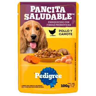 Alimento Humedo Pedigree Adulto Pancita Saludable Pollo y Camote x100gr