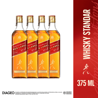 4Un Whisky Johnnie Walker Red Label x375ml