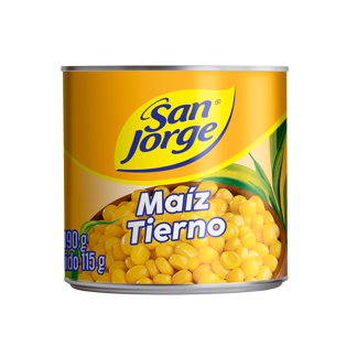 Enlatado Maíz Tierno San Jorge x190gr