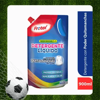Detergente Líquido Poder Quitamanchas Frotex x12Un x900ml