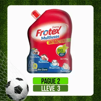 Pague 2 lleve 3Und Crema Multiusos Frotex Doypack x170gr