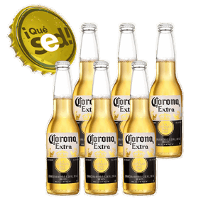 Cerveza Corona Botella x6Un x330ml