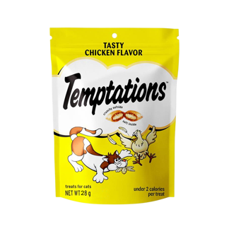 Snack Para Gato Temptations Sabor Pollo x28.3gr