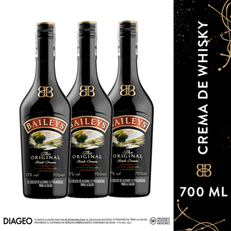 3 Un Crema de Whisky Baileys x700ml