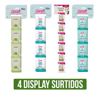 4 Display Surtido x25ml(Arrurú-Nutrit-Intibon)