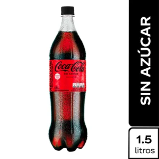 Gaseosa Coca-Cola Sin Azúcar Pet 1500ml
