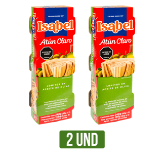 2Un Atún Isabel Pack x3un x80gr