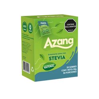 Azana Endulzante Polvo Con Stevia x50 Sobres