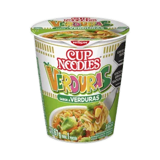 Pasta Precocida Cup Noodles Sabor A Verduras x67gr