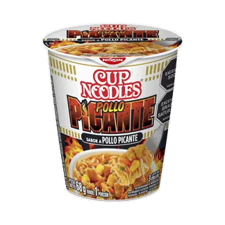 Pasta Precocida Cup Noodles Sabor A Pollo Picante x68gr