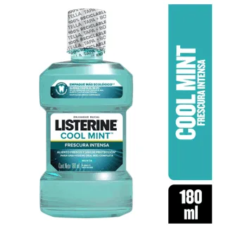 1Unidad Enjuague Bucal Listerine Cool Mint x180ml